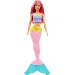 Barbie dreamtopia - mattel - poupe sirne cheveux roses et tenue multicolore - jouet pour enfant
