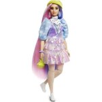 Barbie - extra bonnet vert cheveux longs mauve et rose - poupée - 3 ans et + Barbie - extra bonnet vert cheveux longs mauve et rose - poupée - 3 ans et +