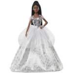 Barbie - barbie joyeux nol 2021 (brune) - poupe mannequin - ds 6 ans
