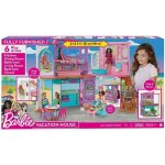 Maison barbie malibu - mattel - hcd50 - plus de 30 pices - 2 tages - pour enfants de 4  10 ans