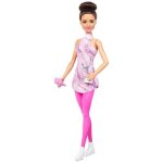 Barbie - poupe patineuse artistique avec tenue amovible et trophe hrg37