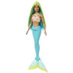 Barbie - poupes sirnes avec cheveux et nageoire colors et serre - tte hrr03