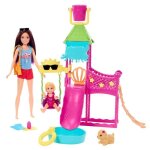 Barbie - skipper premiers jobs - coffret parc aquatique - poup�e mannequin - 3 ans et + - barbie - hkd80 ...