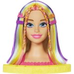 Barbie - ultra chevelure - tte  coiffer blonde mches arc - en - ciel hmd78