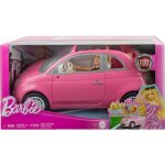 Barbie voiture rose pour fiat 500 et 1 poupée mannequin - set véhicule décapotable 4 places - jouet fille ... Barbie voiture rose pour fiat 500 et 1 poupée mannequin - set véhicule décapotable 4 places - jouet fille ...