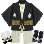 Barboteuses bb japonais garons kimono grenouillre avec chaussettes costume tenue