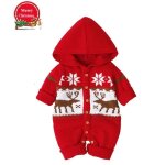 Barboteuse bb - nol combinaison tricote vtement - manches longues grenouillre automne hiver