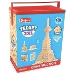 Baril 200 planchettes bois naturel tecap 3xl 3 tailles - jeujura - jeu construction enfant - jouet francais ...