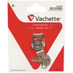 Barillet  batteuse vachette - courte  palettes - 2 cls - 20 mm - gris - nickel