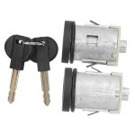 Barillet de serrure de porte salutuya pour peugeot expert 1995 - 2007 en alliage daluminium avec 2 cls ...