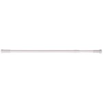 Barre de douche alu 110 - 200cm blanc - barres et anneaux pour rideaux Barre de douche alu 110 - 200cm blanc - barres et anneaux pour rideaux