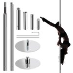 Barre ple de danse hauteur rglable 2225 - 280 cm statique et rotative charge maximale 200 kg pour danse ...