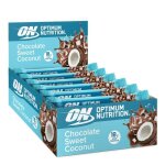 Barres prot�in�es optimum nutrition - protein bar - chocolate sweet coconut boite de 12