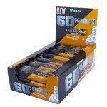 Barres protines weider - 60% protein bar - salted peanut caramel boite de 24
