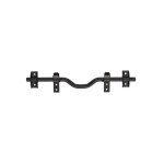 Thirard - barre de scurit pour volet bois acier 18x410mm zingu noir - thirard