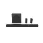 Barre de son - hisense - ax5100q - 5. 1. 2 canaux - dolby atmos & dts:x - 340w - caisson et enceintes ...