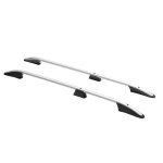 Barres de toit longitudinales pour citroen jumpy 2006 - 2016 l2 aluminium gris