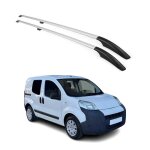 Barres de toit longitudinales pour citroen nemo 2008 - 2016 aluminium gris