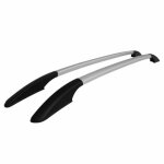 Barres de toit longitudinales - omac - fiat doblo 2010 - 2021 - aluminium - gris - 2 pi�ces