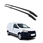 Barres de toit longitudinales - omac - dacia dokker 2012 - 2021 - aluminium noir - 2pcs - r�sistant � ...