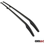 Barres de toit longitudinales pour peugeot 3008 2009 - 2016 aluminium noir