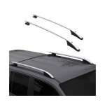 Barres de toit longitudinales pour peugeot partner 1996 - 2008 aluminium gris