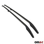 Barres de toit longitudinales pour renault kangoo 1996 - 2007 l1 aluminium noir