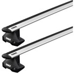 Barres de toit renault espace 5 (05 / 15 - ) thule wingbar evo alu - france attelage