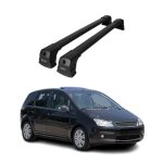Barres de toit transversales pour ford focus c - max 2003 - 2010 alu noir 2x