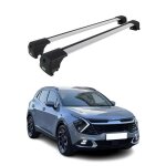 Barres de toit transversales pour kia sportage 2021 - 2025 aluminium gris abe