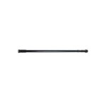 Barre tringle pour rideau de douche ou baignoire extensible noire 140 - 260cm msv