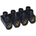 Barrette de 12 connexions - electraline - 16mm� - noir