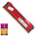 Barrette m�moire 4go ram ddr3 hyperx hx324c11srk2 / 8 dimm pc3 - 12800u