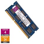 Barrette mmoire 4go ram ddr3 kingston acr512x64d3s13c9g so - dimm pc3 - 10600 1333mhz 2rx8