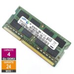 Barrette mmoire 4go ram ddr3 samsung m471b5273eb0 - yk0 so - dimm pc3l - 12800s 2rx8