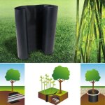 Idmarket barri�re anti - racines bambou 5m 800gr anti - rhizomes h. 80 cm