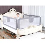 Barrière de lit bébé xjing - réglable en hauteur (70 - 99cm) - 2m de longueur - gris Barrière de lit bébé xjing - réglable en hauteur (70 - 99cm) - 2m de longueur - gris