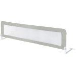 Barrière de lit enfant roba - pliable et antichute - 150 cm - gris / blanc Barrière de lit enfant roba - pliable et antichute - 150 cm - gris / blanc