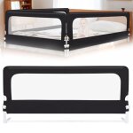 Barri�re de lit jeobest - protection anti - chute - pour enfant - avec filet a�r� - 150 * 70 * 26cm