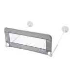 Barrière de lit pliable et déhoussable maïka - 95 x 43 cm - gris - pour bébé de 18 mois à 5 ans Barrière de lit pliable et déhoussable maïka - 95 x 43 cm - gris - pour bébé de 18 mois à 5 ans