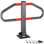 Monzana® barrière de parking rabattable en acier plaque de sol barrière stationnement serrure clés arceau ... Monzana® barrière de parking rabattable en acier plaque de sol barrière stationnement serrure clés arceau ...