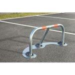 Barrière de parking - mottez - b301c - rabattable 3 pieds - acier zingué - résine ultra résistante Barrière de parking - mottez - b301c - rabattable 3 pieds - acier zingué - résine ultra résistante