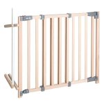 Barrire de scurit bb pour escalier safety up - roba - largeur de 93. 5  120. 5 cm - bois naturel ...