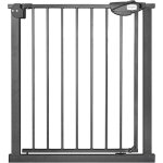 Barrire de scurit pour enfants naizy - noir - portillon - auto - close - 75 - 85 cm de large
