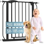 Barri�re s�curit� - ib style - berrin - pas de per�age - fixation par pression - pour enfants 6 a 24 ...