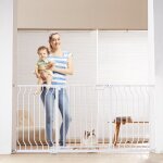 Barrire de scurit - vevor - extensible clture enfant chien 75 - 147x76 cm escalier