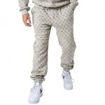 Bas de jog homme project x paris - beige - coupe large - broderie pxp - respirant