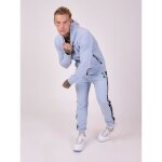Bas de jogging basic zip logo - homme - project x paris - bleu ciel - multisport - non