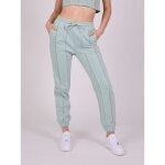 Bas de jogging pour femme project x paris avec bords surfilés - vert deau Bas de jogging pour femme project x paris avec bords surfilés - vert deau