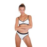Bas de maillot de bain femme banana moon salsa player - blanc / noir - taille l Bas de maillot de bain femme banana moon salsa player - blanc / noir - taille l